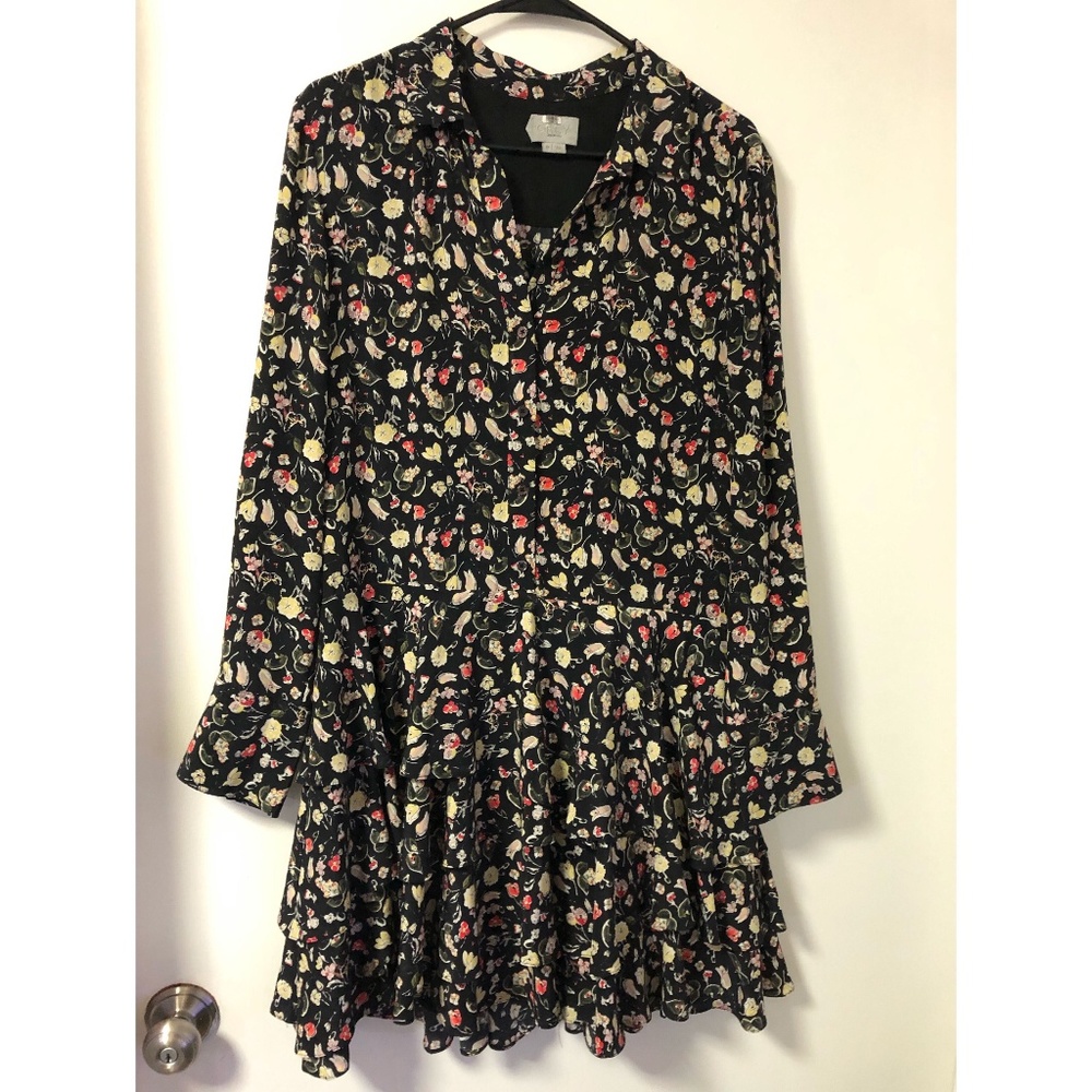 Jason Wu Painterly Floral Shirtdress